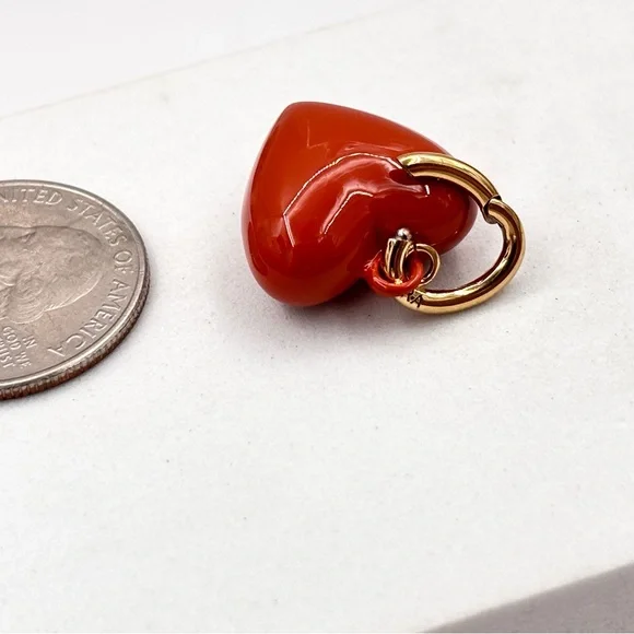 ROXANNE ASSOULIN The Mini Puffy Heart Charm in Red firm price - Picture 13 of 16